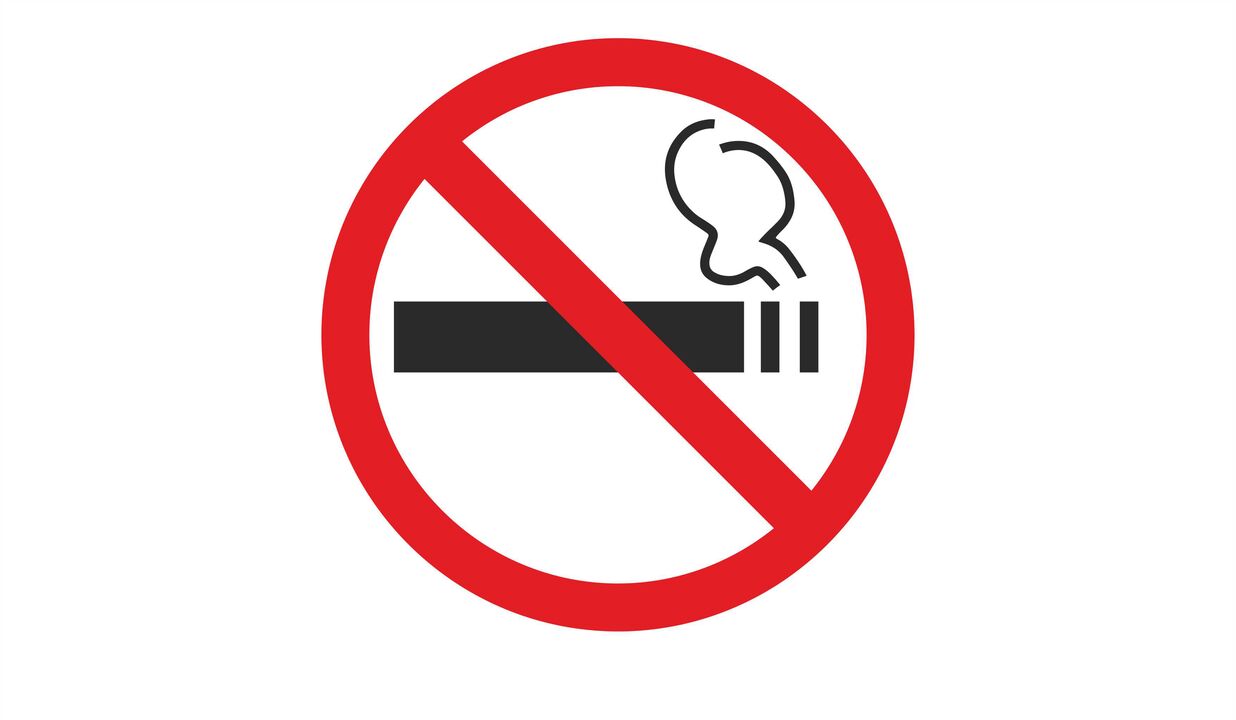 divieto di fumare sigarette
