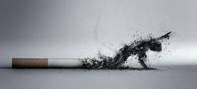 modello di fumo e i suoi effetti sulla salute